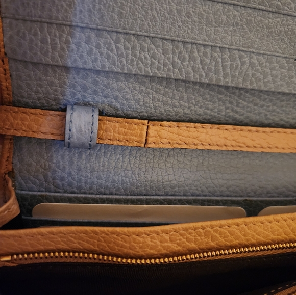 GUCCI Swing Beige Leather Cross Body Bag - Picture 10 of 12